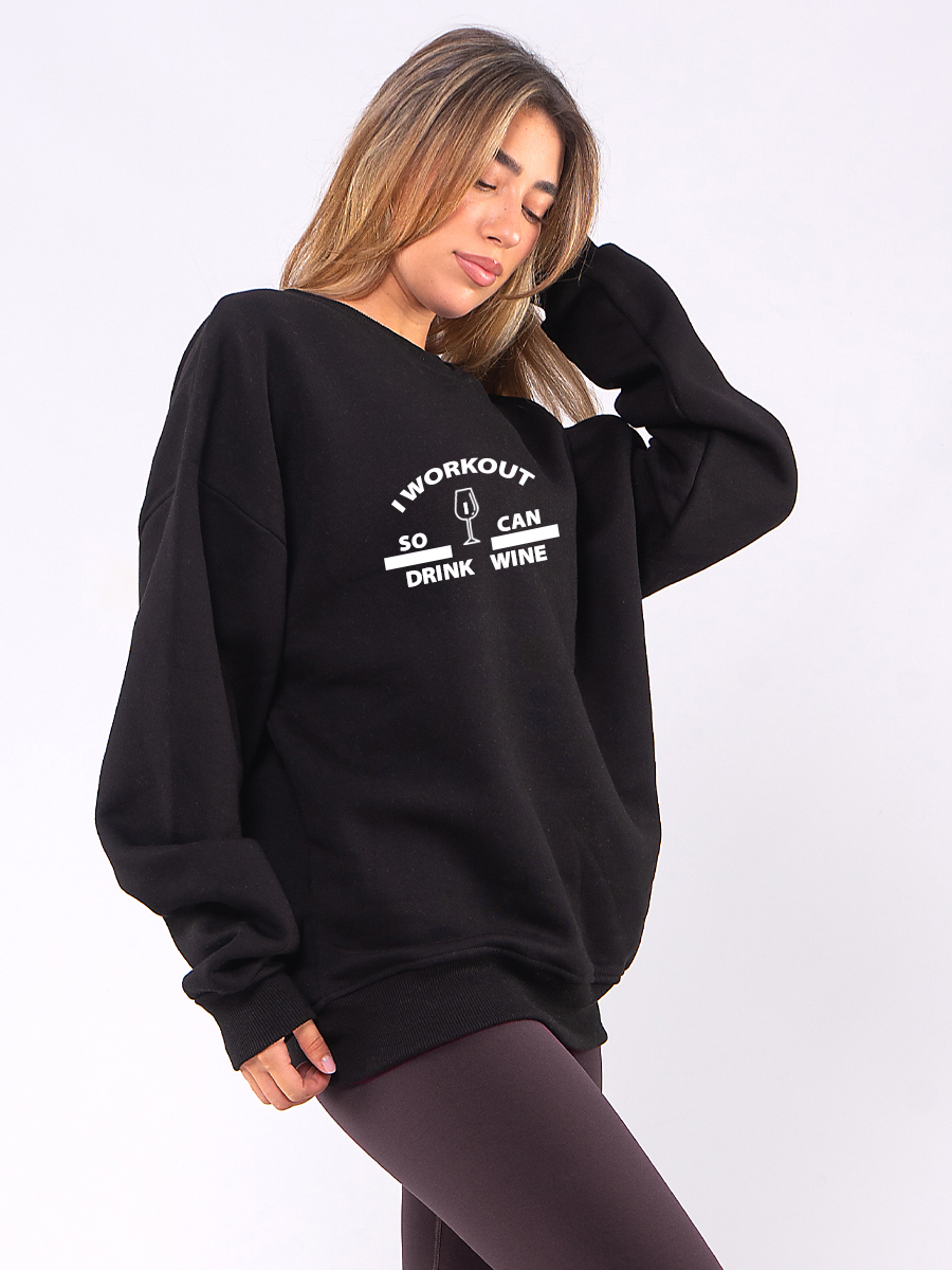 C1087 | I Drink Wine - Crewneck