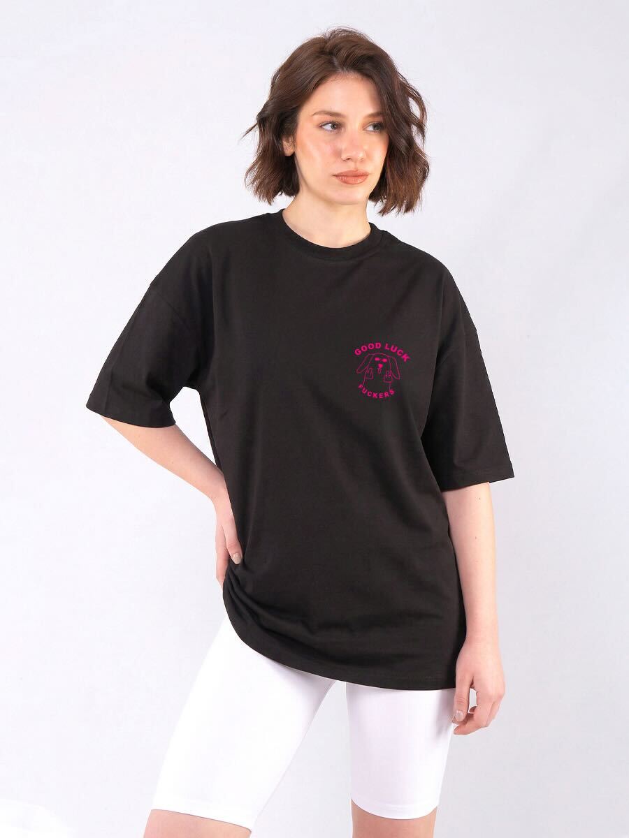 C1216 | Good Luck F - Oversized
