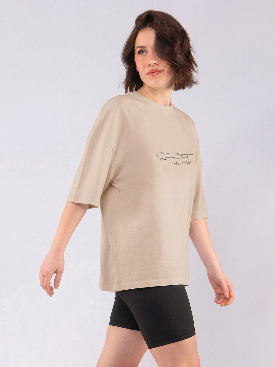 C1227 | Not Today Cat - Oversized