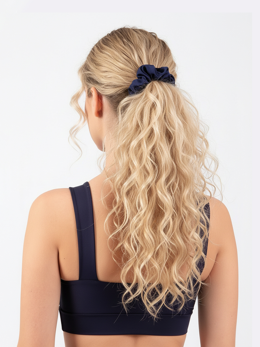 AC214 | Scrunchie Monochrome NAVY AC214