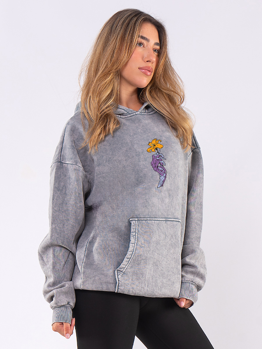 C1081 | Skeleton - Hoodie Γκρι C1081