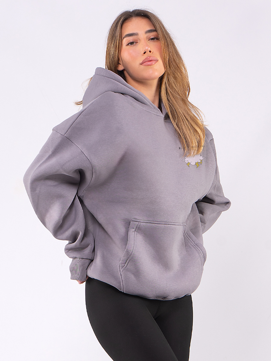 C1084 | A Rainy Monday - Hoodie Γκρι C1084