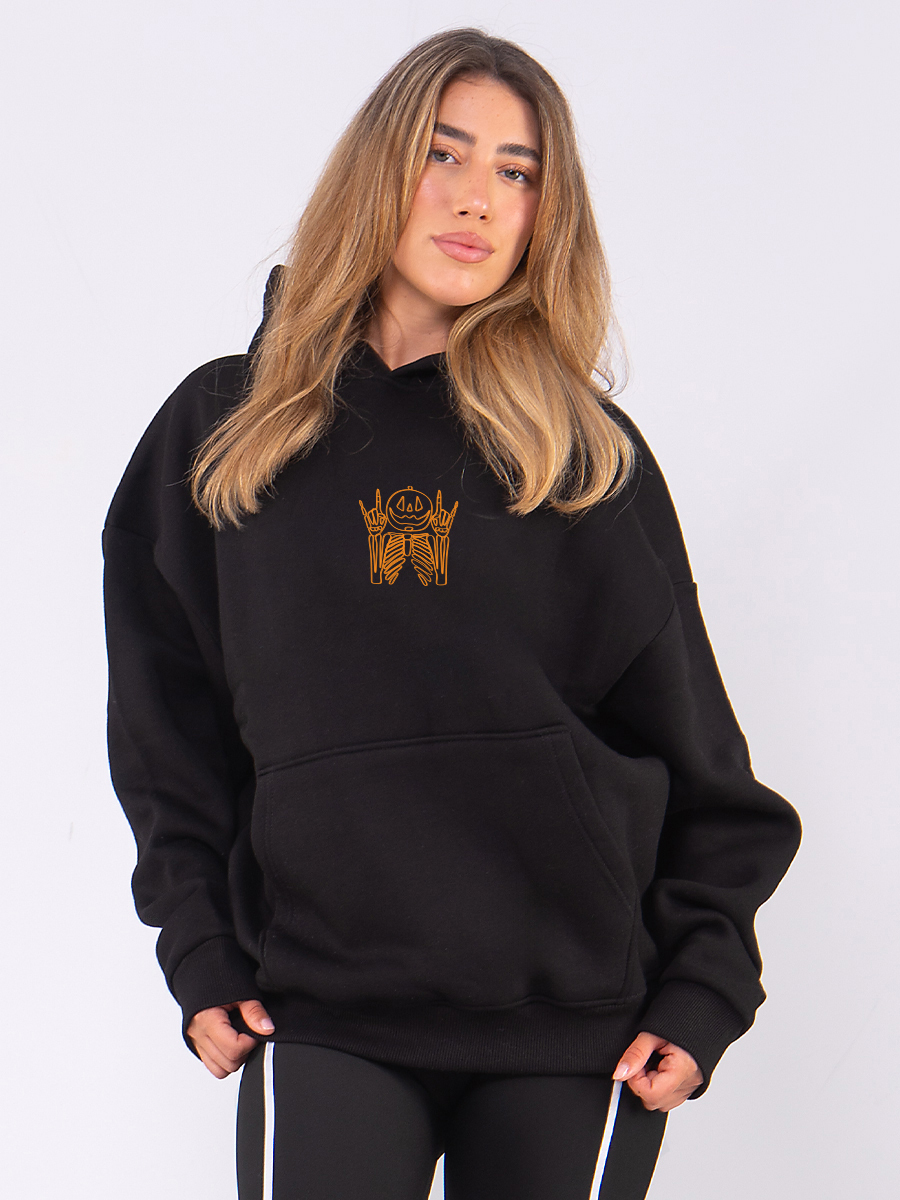 C1086 | Jack O'Lantern - Hoodie Μαύρο C1086