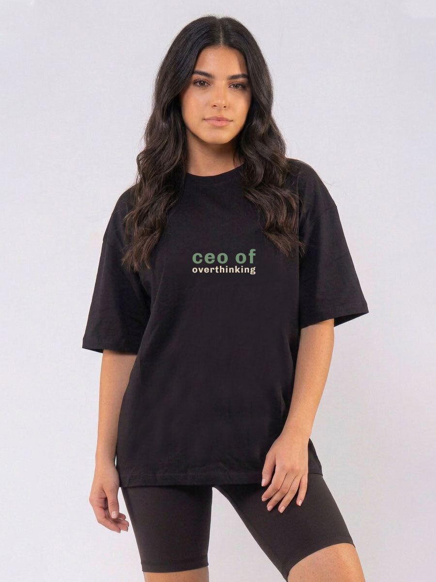 C1160 | Ceo - Oversized Μαύρο C1160