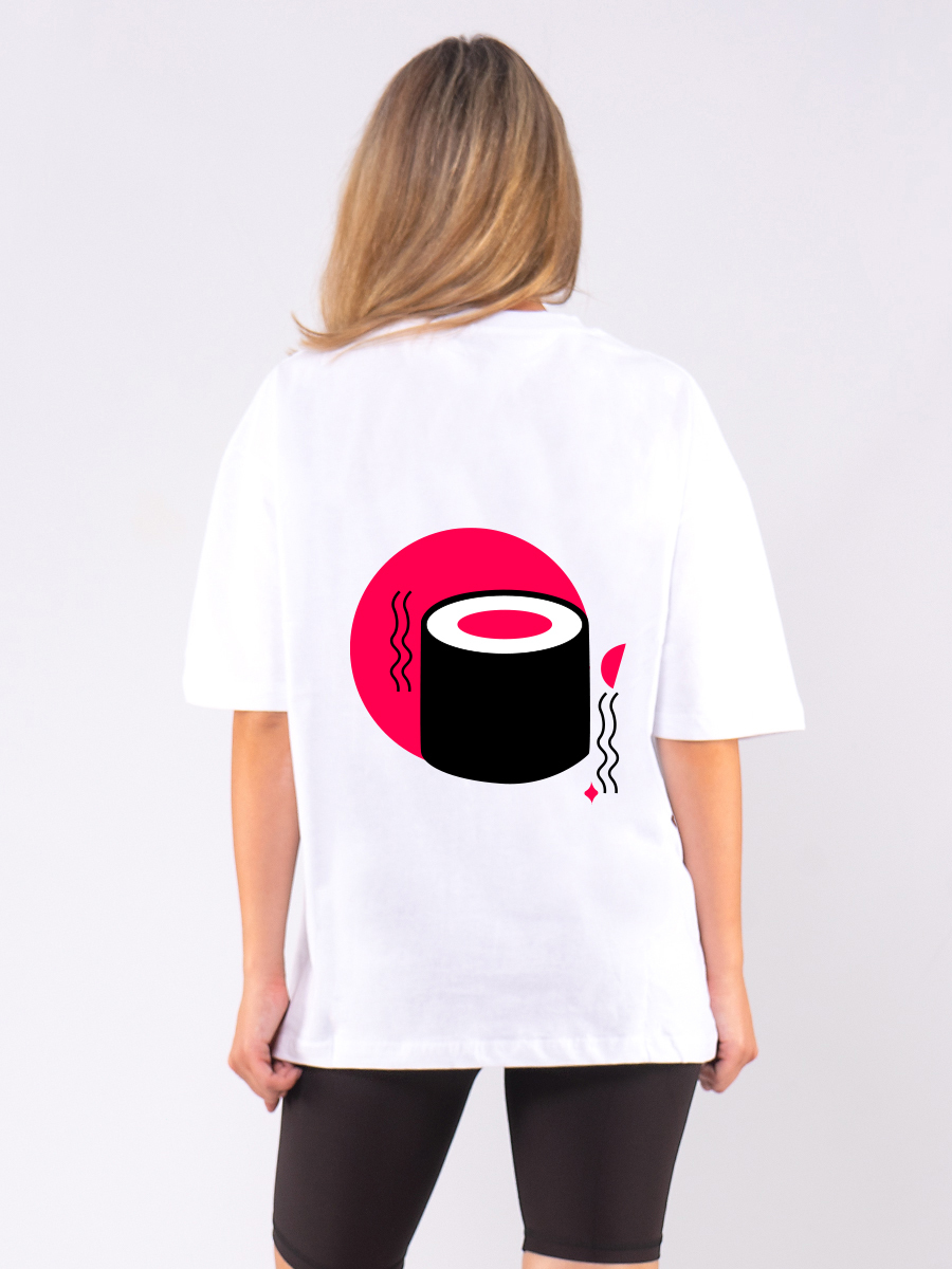 C1201 | Sushi - Oversized Άσπρο C1201