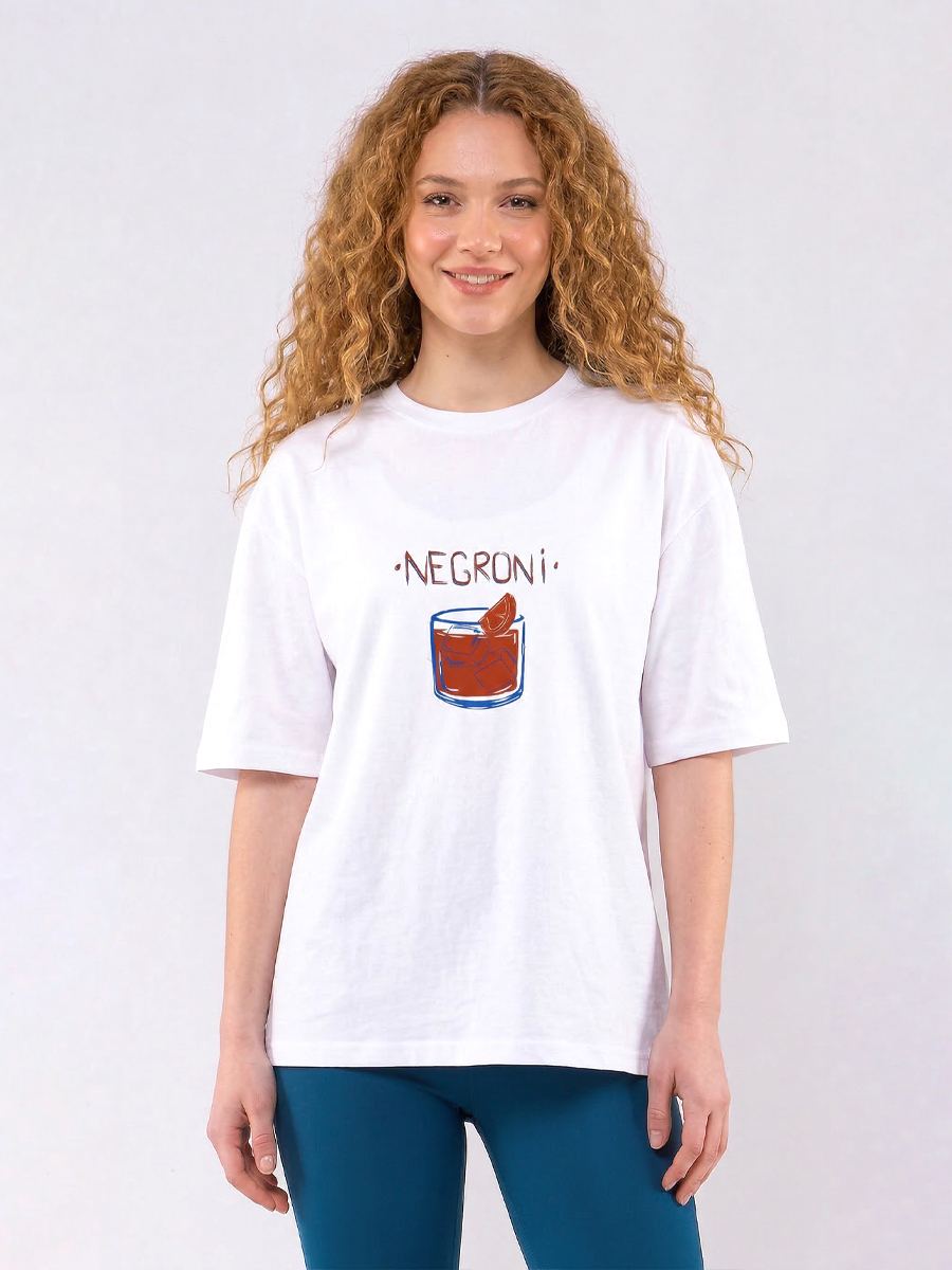 C1202 | Negroni - Oversized Άσπρο C1202