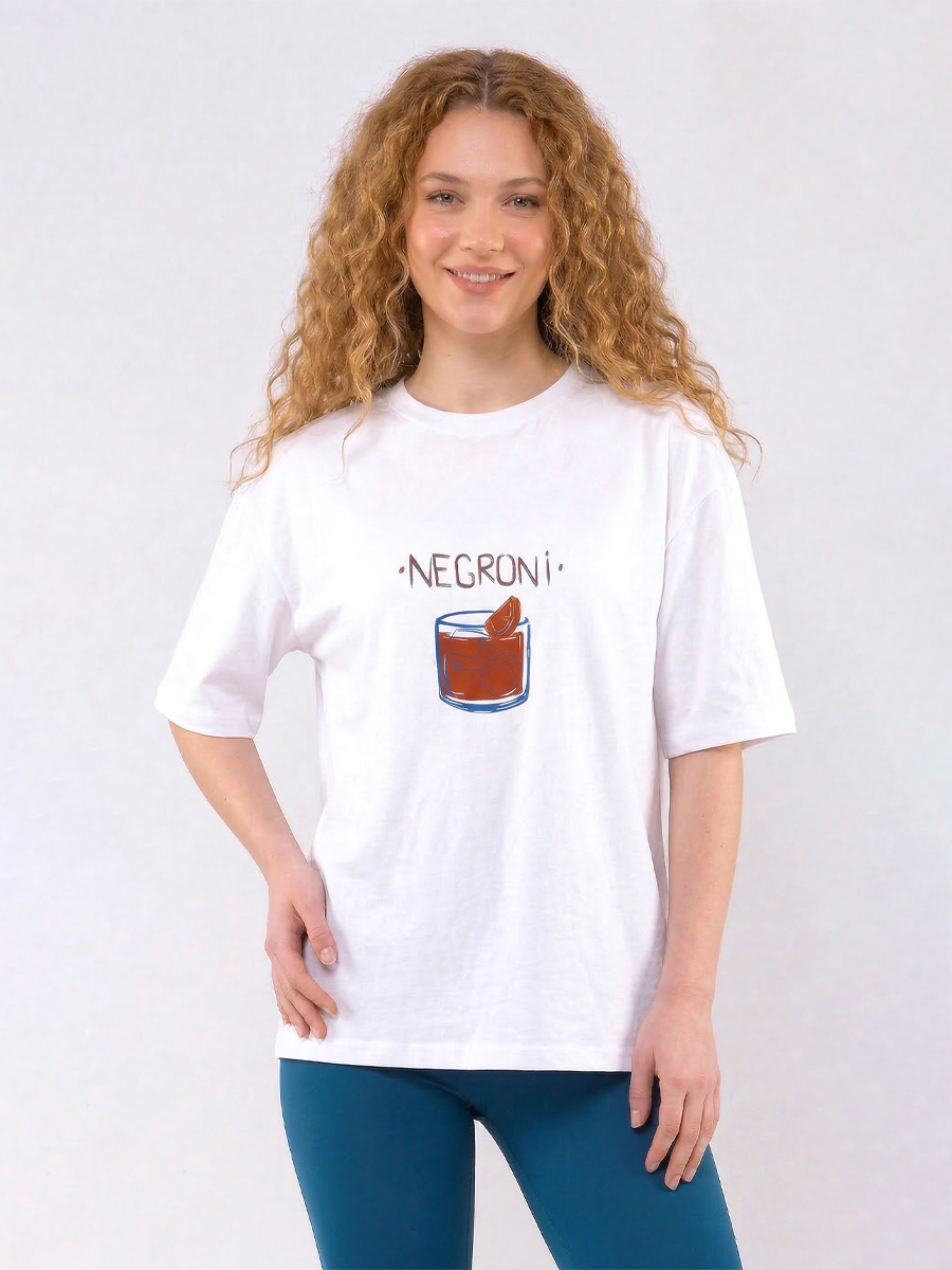 C1202 | Negroni - Oversized Άσπρο C1202