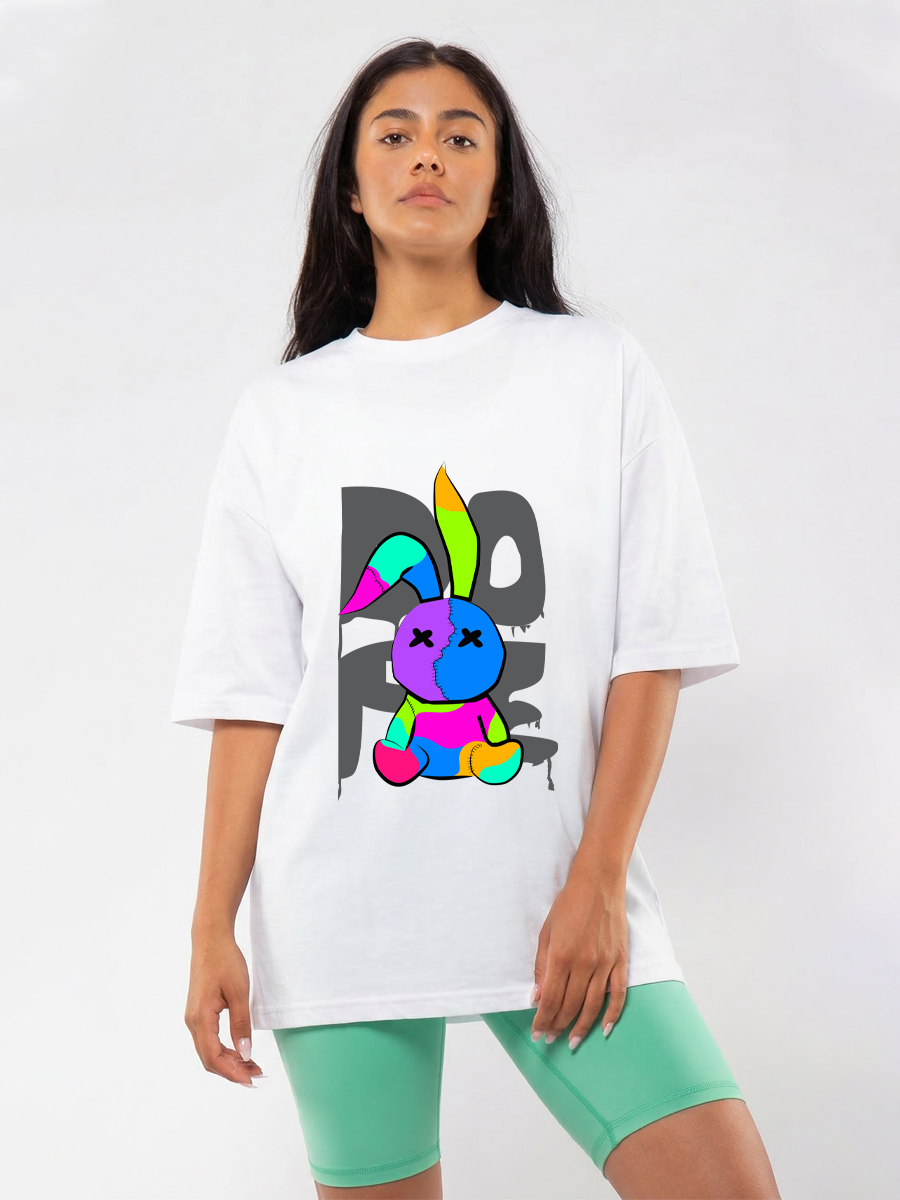 C1213 | Dope - Oversized Άσπρο C1213