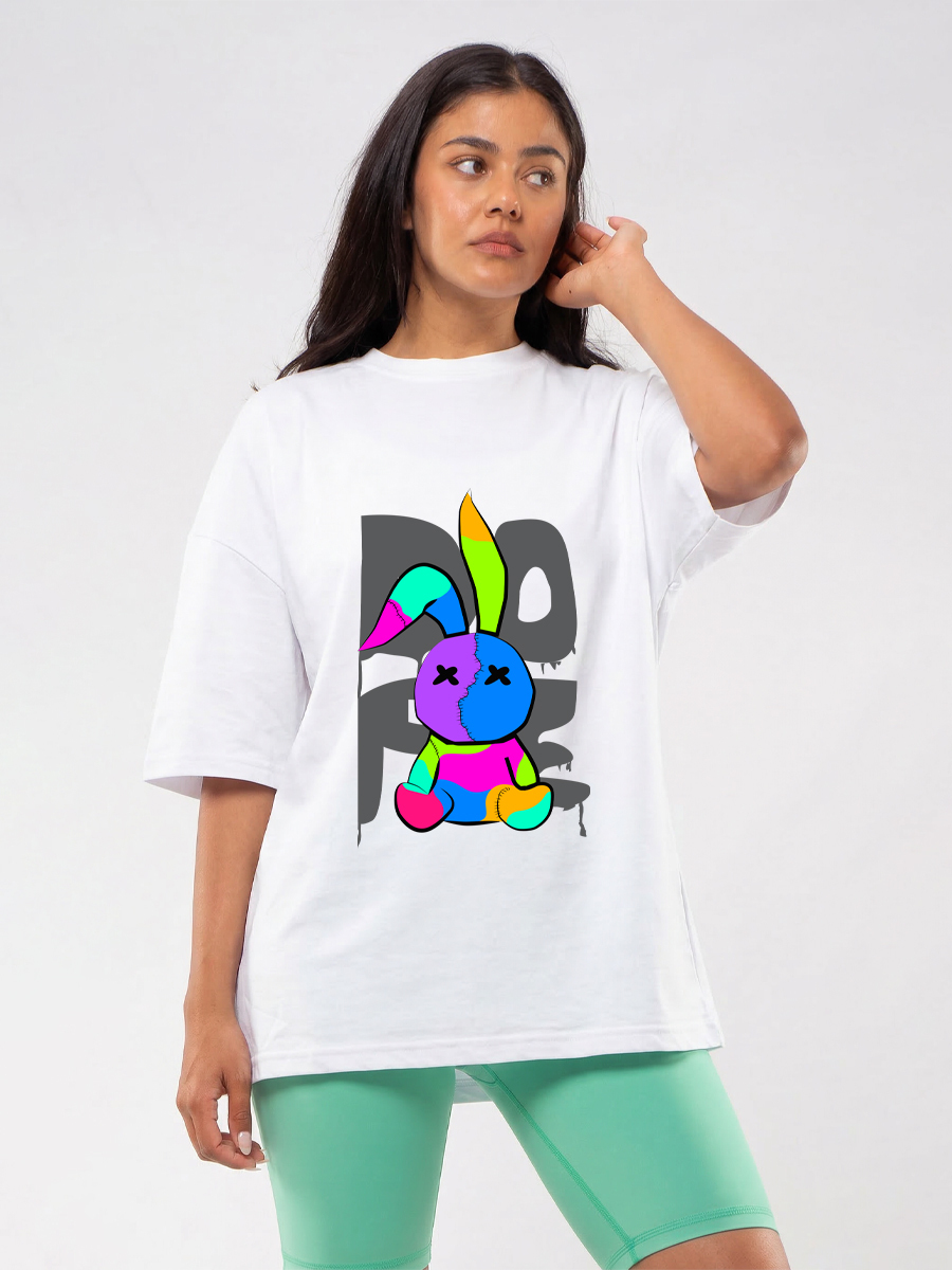 C1213 | Dope - Oversized Άσπρο C1213