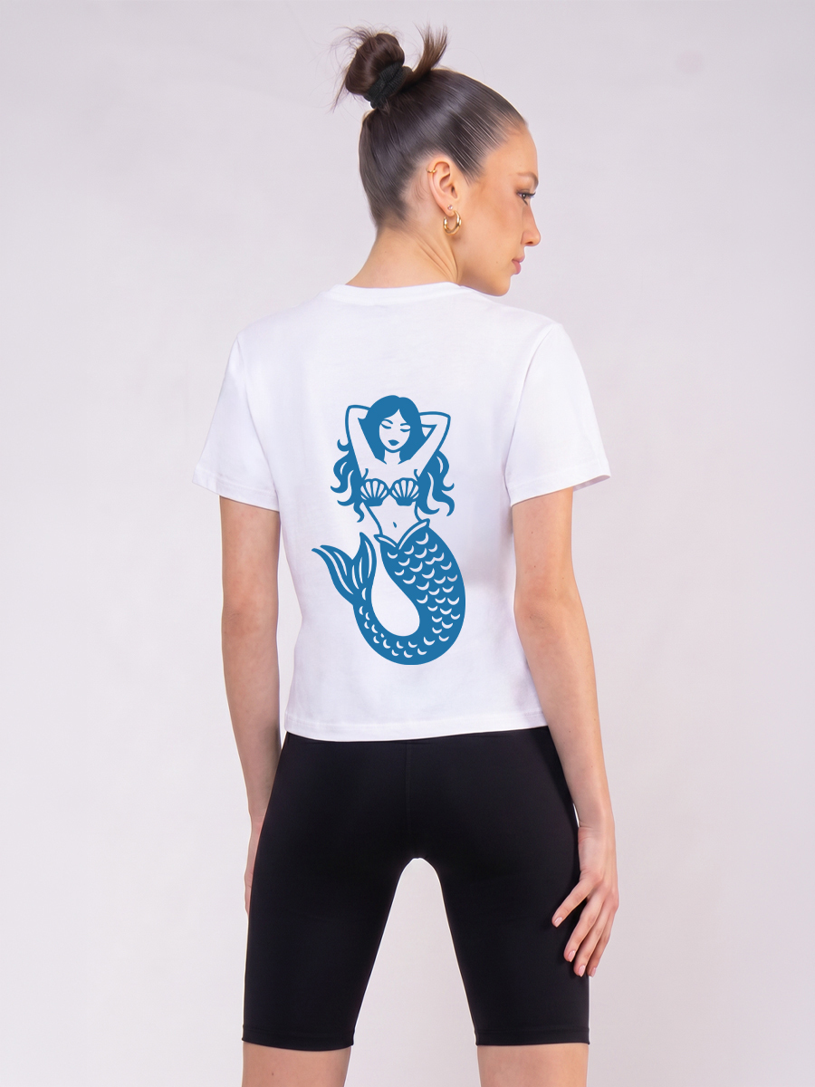 C1236 | Mermaid - Boxy Άσπρο C1236