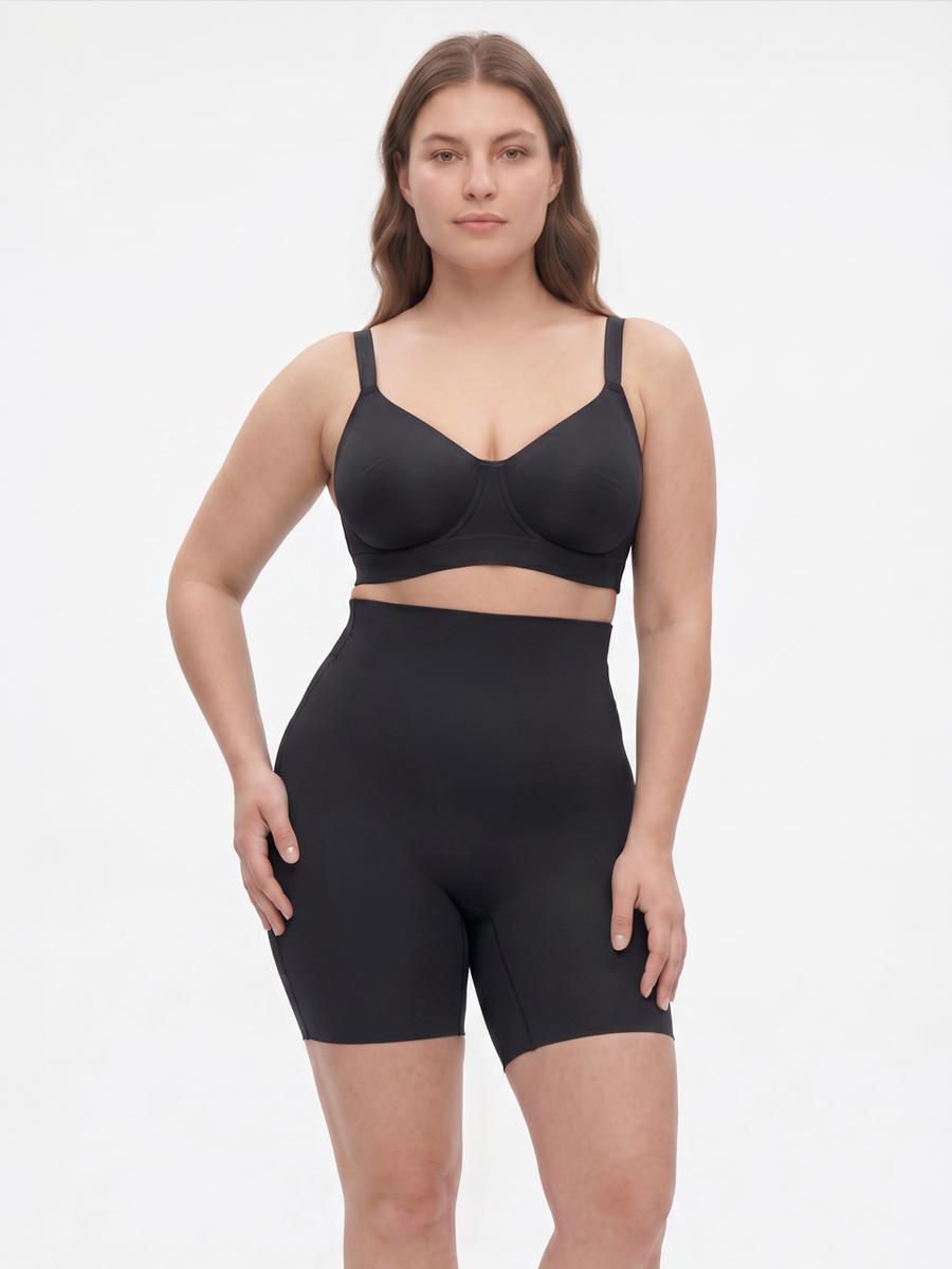 U107 | Shorts Sculpt Shaper Μαύρο U107